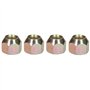 4PK 3/8" UNF écrous de roue conique pour suspension remorque remorques moyeux