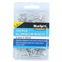 1000 Aluminium métriques Pop Rivets aveugles Pot de fixation Fixation 3.2x10mm