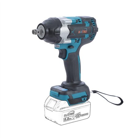 Clé à Chocs sans Fil Brushless 21V KATSU FIT-BAT 1/2" 580 Nm avec Moteur sans Balais