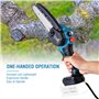 KATSU FIT-BAT Tronçonneuse sans Fil Brushless 21V 6 Pouces Moteur sans Balais avec Chaîne Supplémentaire et Pompe à Huile Manuel