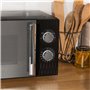 Russell Hobbs - RHMM715B-EU - Honeycomb Micro-ondes Manuel Solo de 17 Litres et 700W, Noir, avec 5 Niveaux de Puissance, Minuter