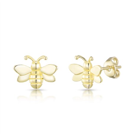 Boucles d'oreilles bourdon plaqué or