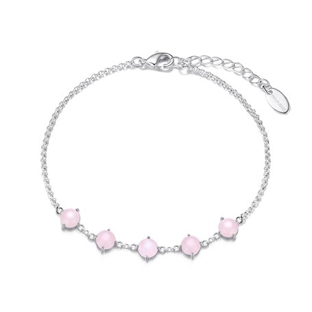 Philip Jones Bracelet en Pierres précieuses de Quartz Rose