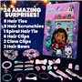 Gabby's Dollhouse Calendrier de l'Avent 2025 Fille Compte à Rebours Noel 24 Surprises Accessoires Cheveux Kawaii Élastiques Chou