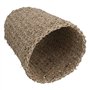 AB TOOLS Tunnel de jeu en jonc de mer pour grands petits animaux lapins 20 x 20 x 30 cm