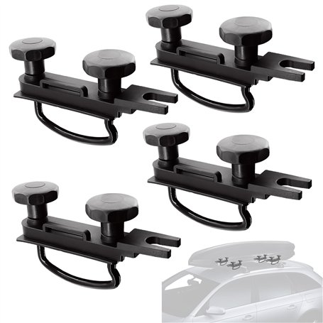 Focenat 4 Kit de Fixation pour Coffre de Toit