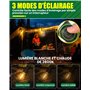 Lampe Solaire Camping Rechargeable Luminosité Réglable