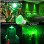 BrightWish Lot de 4 ampoules LED GU10 vertes 5 W, intensité non variable, lumière verte pour décoration et éclairage d'accentuat