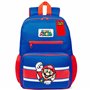 Super Mario Sac a Dos Enfant Garçon Fille Cartable Scolaire 6 Compartiments Sac Primaire Voyage Rentrée Cadeau Gamer