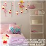 Hello Kitty Sanrio Guirlande Lumineuse à Piles Guirlande LED Déco Intérieur Kawaii Décoration Chambre 2 Modes Anime Cadeau Fille