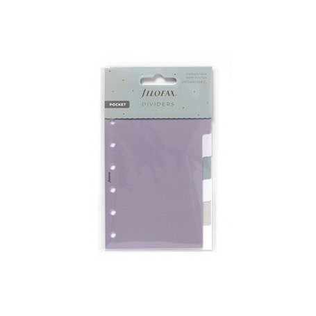 Filofax Norfolk 132792 Lot de 6 intercalaires de poche