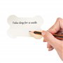 Porte-notes autocollantes Puppy Notes | Distributeur de bloc-notes fantaisie pour chien | Bloc-notes mémo amusant | Organisateur