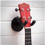 TIGER GST84-2-BK Support mural pour Ukulele - Support pour Uke, Banjo et Mandoline - Pack de 2