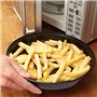 Kitchen Plat à frites/omelette/bacon micro-ondable 25 cm