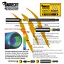 SabreCut SCRKB11PZ2 Lot de 11 embouts magnétiques professionnels 32 mm PZ2 Pozi Pozidriv et porte-embouts 60 mm dans une boîte d