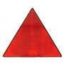 227s - Deux catadioptres triangulaires autocollants - agréé ECE - remorque/caravane - rouge