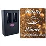 2 Flûtes à Champagne Gravées Modèle Cœurs avec Coffret cartonné - Cadeau de Mariage pour Les Mariés : repas