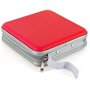 Gadget Hoppa Étui de rangement rigide pour CD/DVD 36 capacité Rouge