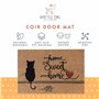 SPOTTED DOG GIFT COMPANY Paillasson en fibre de coco - Pour intérieur et extérieur - Envers en PVC antidérapant - 40 x 60 cm - M