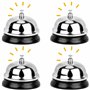 BELLE VOUS Sonnette de Comptoir Chromée (Lot de 4) - 6