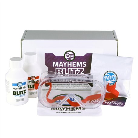 Mayhems - Kit de Nettoyage PC - Blitz Complete - Nettoyage du radiateur et de la Boucle de Liquide de Refroidissement