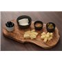 Cleminson – 30 x 16 cm - Planche de Service, à Découper et à Fromage en Bois d’Olivier