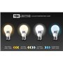 TBE LIGHTING Lot de 4 tubes fluorescents T4 10 W 352 mm – Lot de 4 ampoules CFL – Raccords de base G5 à 2 broches – Lampes T4 ha