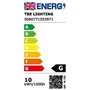TBE LIGHTING Lot de 4 tubes fluorescents T4 10 W 352 mm – Lot de 4 ampoules CFL – Raccords de base G5 à 2 broches – Lampes T4 ha