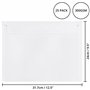 Belle Vous Enveloppes Blanches Rigides Autocollantes (Lot de 25) - 240 x 317 mm, 300 GSM - Envellopes D Expedition Cartonnées po