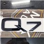 MCK Auto - Q7 Noir Brillant Avant Arrière Aile Noir Badge Logo Botte Emblème Autocollant Adhésif Tuning