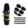 Pinsheng 32 Pièces Coussin Embouchure Saxophone 0,8 mm, Protege Bec Clarinette Coussin Patch pour Bec Coussin d'Embouchure Patch