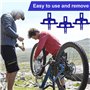 Naapesi Lot de 10 Entretoises de Frein à Disque pour Vélo, Pression d'huile Pièces de VTT, séparateur de Frein de vélo de Montag