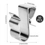 Clips De Fil Métallique 50 Pièces Clips De Câble De Panneau Solaire Clips De Fil De Remorque Clips Pour Câble Photovoltaïque Cli