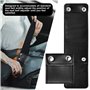 Lot de 2 Ajusteur de Ceinture de Sécurité en Cuir PU, Ajusteur de Ceinture de Sécurité de Voiture de Positionneur, Réglage de la