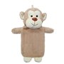 Bouillotte en peluche 3D singe mignon avec une bouteille intérieure de 750 ml – Idéal pour les maux et les douleurs