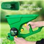 Mighty Majesty Épandeur portatif pour semences de gazon, engrais et utilisation dans le jardin – Épandeur portable pour pelouse 