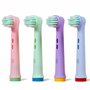 Brossette Compatible Oral B Enfant | OralVista Pack de 4 Têtes de Brosse à Dents Électriques Colorées pour Enfants | Doux pour l