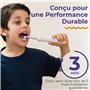 Brossette Compatible Oral B Enfant | OralVista Pack de 4 Têtes de Brosse à Dents Électriques Colorées pour Enfants | Doux pour l