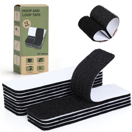 VynyQoo 12 Ensembles Scratch Autocollant Double Face