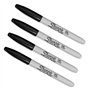 Sharpie Lot de 4 marqueurs permanents à pointe fine - Encre noire