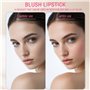 4 Blush Sticks Avec Pinceau - Longue Tenue Waterproof Non Gras Blushs Essence, Hydratants et Estompables pour Joues, Yeux, Lèvre