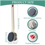 Brosse Corps avec Loofah & Brosse pour Pieds