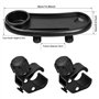 Volumoon Plateau pour Poussette, Porte-gobelet Amovible 3 en 1, Qualité Solide avec 2 Clips Réglables, Support Amovible Multifon