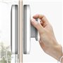 Lave Vitre Magnétique Nettoyeu, Outil Magnétique de Nettoyage de Fenêtre pour Double Vitrage, Nettoyeur de Vitres Magnétique au 