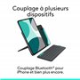 Logitech Flip Folio, étui Clavier pour iPad Pro 11 Pouces (M4) & iPad Air 11 Pouces (M2 & M3)(5th Gen - 2024) - étui Clavier Blu