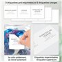 Winter Shore Bocaux en Verre 2L avec Couvercles & Étiquettes (Lot de 2) - Essentiels d'Organisation & Rangement Buanderie - Jarr