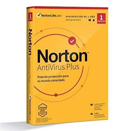 NORTON Antivirus Plus 2 Go Portugues 1 utilisateur 1 appareil 12 Mo