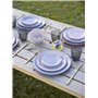 Cosy & Trendy Theodora GreyLot de 6 Assiettes Dessert en Grès, D22Cm