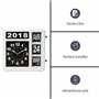Perel Horloge Calendrier pour Seniors et Alzheimer, Horloge à Chiffres lisibles avec Affichage Jour et Date, Horloge analogique