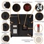 Perel Horloge Calendrier pour Seniors et Alzheimer, Horloge à Chiffres lisibles avec Affichage Jour et Date, Horloge analogique